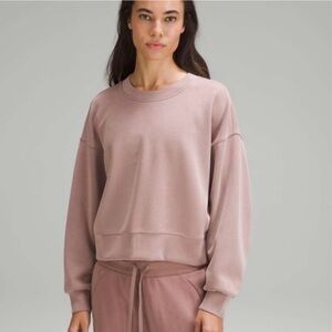 NWT lululemon athletica Perfectly Oversized Crop Crew Softreme 10